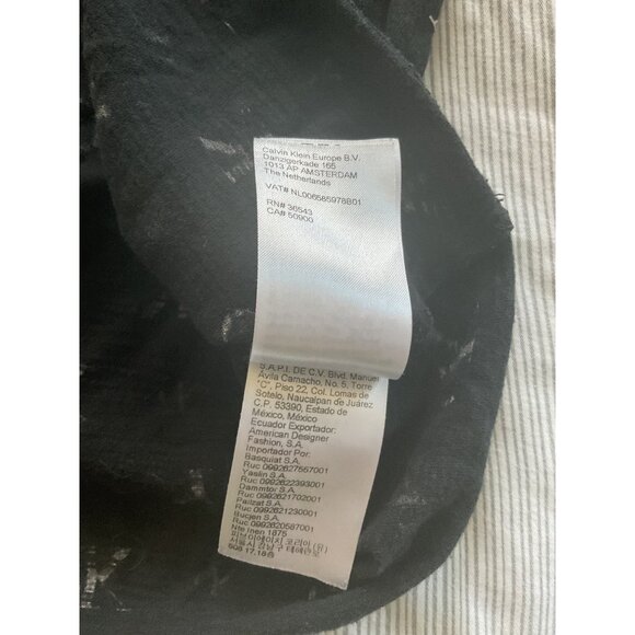 Calvin Klein Jeans Men's Black Logo Print T-Shirt Small - Picture 6 of 7